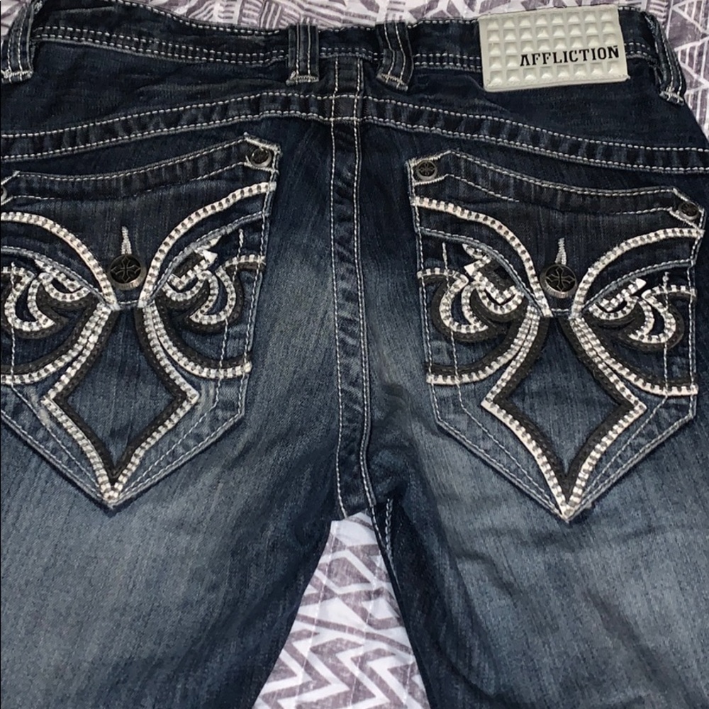 Affliction Jeans -please read description